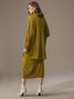 Cardigans Femmes Plain Printemps / Automne Urbain Tricoté Aucune élasticité Quotidien Ample Régulier Droit