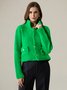 Cardigans Femmes Plain Printemps / Automne Urbain Tricoté Aucune élasticité Quotidien Régulier Droit Régulier