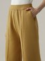 Pantalons Femmes Plain Printemps / Automne Urbain Polyester Naturel Poids lourd Quotidien Pantalon à la cheville Droit