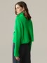 Cardigans Femmes Plain Printemps / Automne Urbain Tricoté Aucune élasticité Quotidien Régulier Droit Régulier
