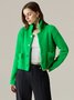 Cardigans Femmes Plain Printemps / Automne Urbain Tricoté Aucune élasticité Quotidien Régulier Droit Régulier