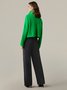 Cardigans Femmes Plain Printemps / Automne Urbain Tricoté Aucune élasticité Quotidien Régulier Droit Régulier