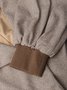 Blousons Femmes Printemps / Automne Urbain Chevrons Polyester Micro-élasticité Quotidien Ample Col Châle Régulier