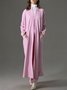 Cardigans Femmes Plain Printemps / Automne Urbain Polyester Aucune élasticité Quotidien Manches Longues Droit Régulier