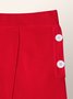 Jupes Femmes Plain Printemps / Automne Urbain Polyester Aucune élasticité Quotidien Ample Maxi Ligne X
