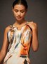 Robes Abstrait Été Simple Quotidien Serré Sans Manches S-Ligne Jupe hanche Non pour Femmes