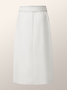 Jupes Décontracté Plain Été Polyester Quotidien Mi-longue Taille Moyenne Trapèze Régulier pour Femmes