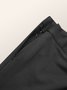 Mode Pantalons Plain Hiver Élégant Polyester Micro-Élasticité Coupe Régulière Taille Moyenne Pantalon à la cheville Cloche-Bas de pantalon pour Femmes