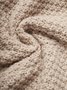 Pull Manteau Femmes Décontracté Plain Hiver Naturel Aucune élasticité Quotidien Ample O-ligne Régulier