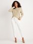 Pull Femmes Plain Simple Automne Quotidien Ample Manches Longues Col Rond Régulier Droit