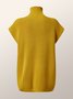 Pull Plain Simple Automne Acrylique Quotidien Pull-over Régulier Régulier Régulier Taille pour Femmes