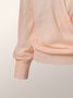 Pull Plain Simple Automne Acrylique à Haute Élasticité Quotidien O-Ligne Régulier Régulier Taille pour Femmes