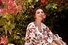 Robes Floral Automne Élé Lanterne Manches Sans Élasticité Quotidien Coupe Régulière Trois Quarts Hanche Jupe pour Femme