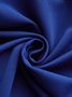 Robes Plaine Automne Élé Fermeture Éclair Pas d'élasticité Taille moyenne Manches courtes Col rond S-Line pour femme