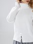 Pull Femmes Plain Simple Automne 1 * robe Manches Longues Régulier Droit Régulier Élasticité moyenne