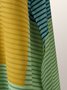 Robes Femme Rayé L'automne Urbain Polyester Micro-élasticité Trois-quarts Trapèze Régulier Autres