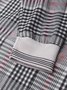 Sweat-shirts Femmes Décontracté Hiver Plaid Quotidien Ample Manches Longues Régulier Régulier Élasticité moyenne