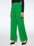 Décontracté Pantalons Femmes Décontracté Plain Printemps Polyester Naturel Quotidien Ample H-ligne Régulier