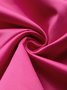 Ample Simple Manches Longues Col Rond Mini Robe