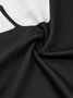 Floral Automne Élégant Serré Jersey Mi-longue S-Ligne Hanche Jupe Régulier Taille Robes pour femmes