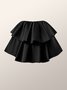 Hauts Femme Plaine Automne Urbain Quotidien Ample 1 * Haut Demi Manches Col Bateau Trapèze