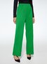 Décontracté Pantalons Femmes Décontracté Plain Printemps Polyester Naturel Quotidien Ample H-ligne Régulier