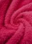 Pull Manteau Plain Hiver Élégant Acrylique Naturel Micro-Élasticité Manches Longues Régulier H-ligne pour Femmes