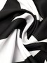 Robes Géométrique Décontracté Hiver Polyester Quotidien Ample 1 * robe Manches 3/4 Régulier pour Femmes