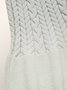 Jupe Plain Hiver Élégant Acrylique Taille Haute Quotidien Coupe Régulière Mi-longue S-ligne pour Femmes