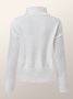 Pull Femmes Plain Simple Automne 1 * robe Manches Longues Régulier Droit Régulier Élasticité moyenne