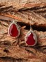 Boucles d'Oreilles Bloc de Couleur Toutes Les Saisons Fête Métal Quotidien Cristal Cristal Standard Pendre pour Femmes