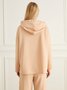 Sweat-shirts Décontracté Plain Hiver Polyester Micro-Élasticité Quotidien Manches Longues Régulier H-ligne pour Femmes