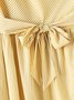 Robe Rayée Sans Manches à Une Épaule Dénudée