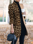 Manteau d'Automne Quotidien Non-extensible Élégant Simple à Poids Moyen pour Rendez-Vous