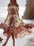 Robes Boho à Manches Courtes