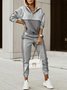 Sportif Manches Longues Ample Costume