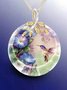 Collier Décontracté Hiver Oiseau Faire la navette Cristal Cristal Standard Pendentif Collier Cristal pour Femmes