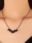 Collier Rue Toutes Les Saisons Toussaint Métal Faire la navette Métal Meilleure vente Pendentif Collier pour Femmes