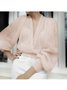 Pull Plain Simple Automne Acrylique à Haute Élasticité Quotidien O-Ligne Régulier Régulier Taille pour Femmes