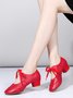Chaussures à Talon Femmes Plain Toutes Les Saisons Fête Sportif & Intérieur Bout Rond Caoutchouc Dentelle-Up Augmentation de la hauteur Chaussures Officielles