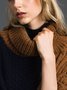 Pull Bloc de Couleur Hiver Urbain Acrylique Poids lourd Quotidien Ample Régulier H-ligne pour Femmes
