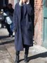 Pull Manteau Femmes Décontracté Plain Hiver Acrylique Naturel Poids lourd Aucune élasticité Quotidien Long
