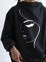 Sweat-shirts Décontracté Figure Hiver Polyester Ample Faire la navette Régulier H-ligne Demi col roulé pour Femmes