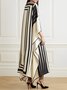 Robes Femmes Géométrique Printemps / Automne Élégant Polyester Aucune élasticité Quotidien Long 1 * robe Droit