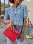 Pulls Femmes Plain Automne Urbain Acrylique Micro-élasticité Quotidien Coupe Régulière Régulier Régulier