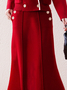Jupes Femmes Plain Printemps / Automne Urbain Polyester Aucune élasticité Quotidien Ample Maxi Ligne X