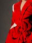 Blazers Femmes Floral Printemps / Automne Urbain Polyester Aucune élasticité Quotidien Coupe Régulière Manches Longues Ligne X