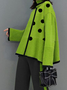 Pulls Femmes Pois Polka Printemps / Automne Urbain Aucune élasticité Ample Manches Longues Col Roulé Régulier Régulier