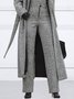 Mode Pantalons Femmes Plain Printemps / Automne Urbain Aucune élasticité Faire la navette Pantalon droit Long Droit Régulier