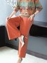 Pantalons Décontracté Bloc de Couleur Printemps / Automne Acrylique Naturel Quotidien Pantalon à la cheville Droit Élasticité moyenne pour Femmes